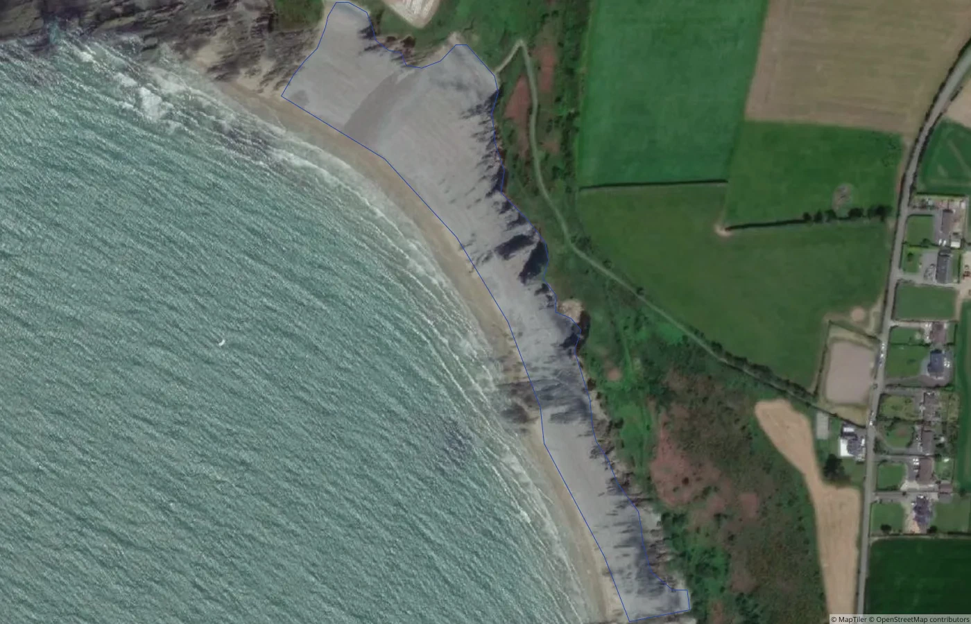 Aerial map view of Cuan Bán in County Cork